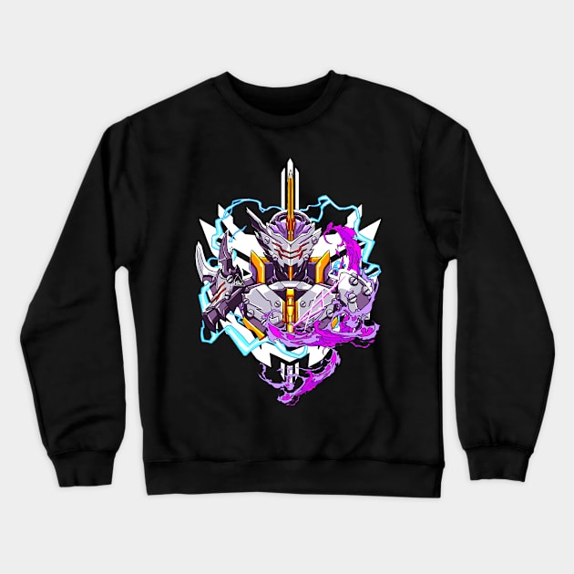 Calibur Knight Dragon Crewneck Sweatshirt by Hamimohsin